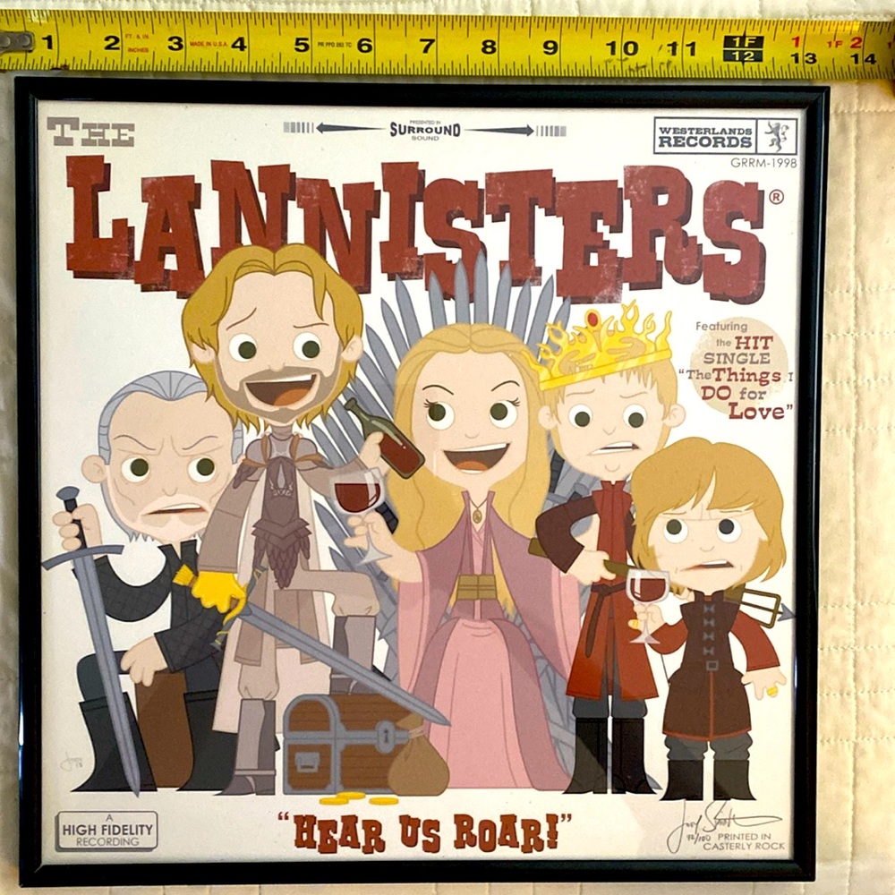 The Lannisters album print
